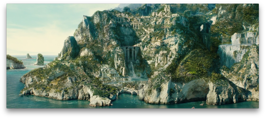 Themyscira Wonder Woman Clipart Themyscira Wonder Woman - Wonder Woman Island Of Themyscira (900x402), Png Download