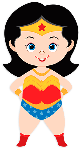 Wonder Woman Per Bambini (275x500), Png Download