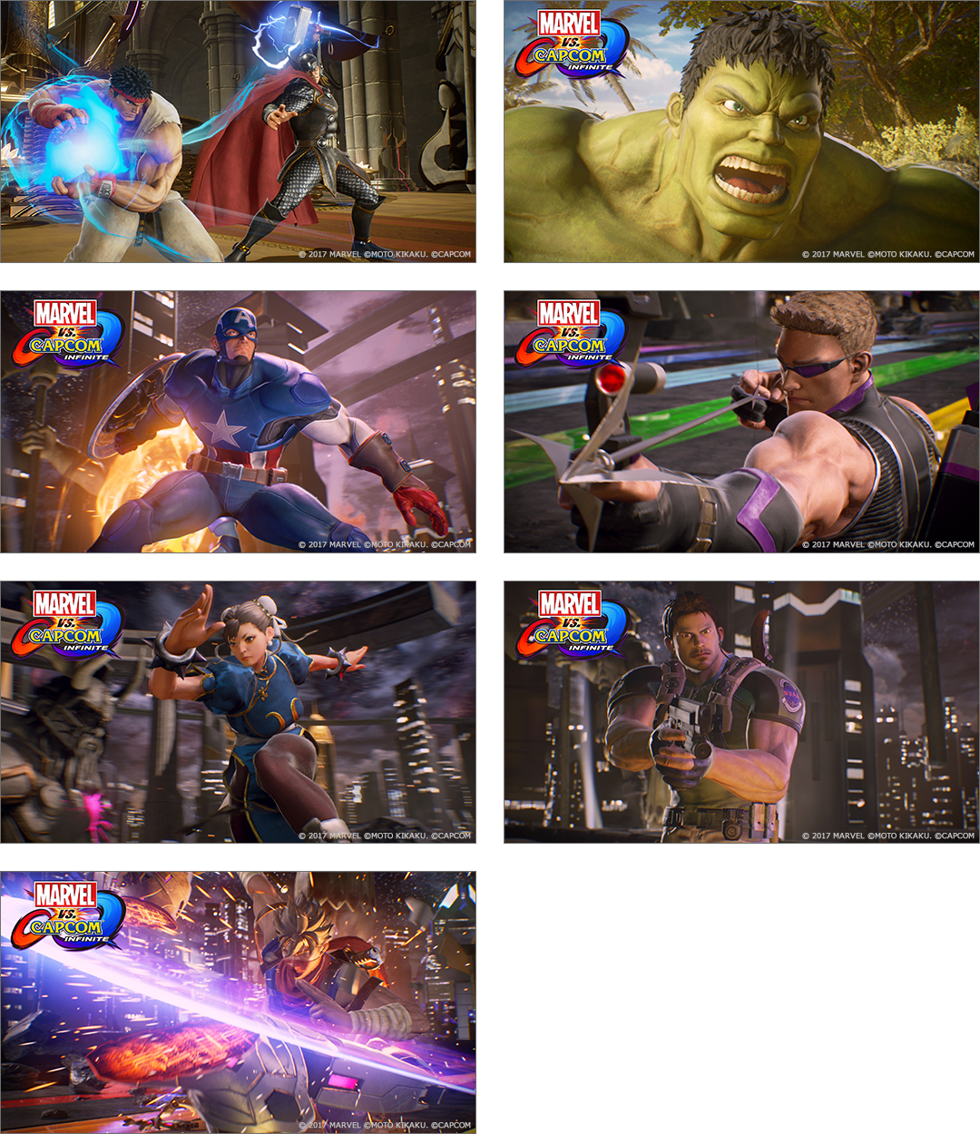 <capcom> Chun-li、strider Hiryu、chris Redfield - Marvel Vs Capcom Infinite Deluxe Edition (xbox One) (1080x1250), Png Download