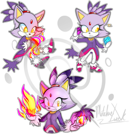 I'm Selling Blaze The Cat Stickers On Redbubble You - Doctor Eggman (500x500), Png Download