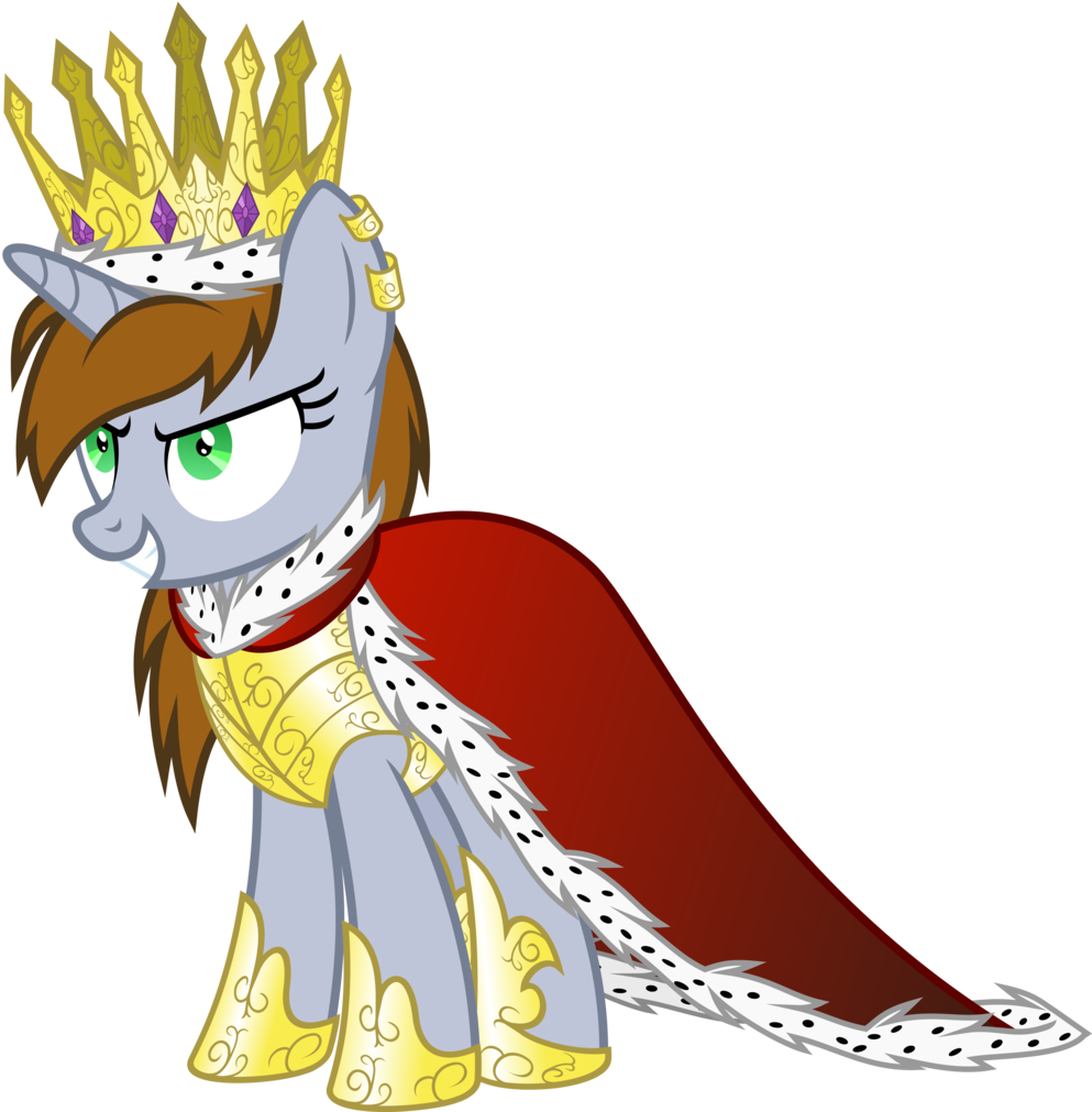 Evil Crown Png - Black Jack X Littlepip (1006x1024), Png Download