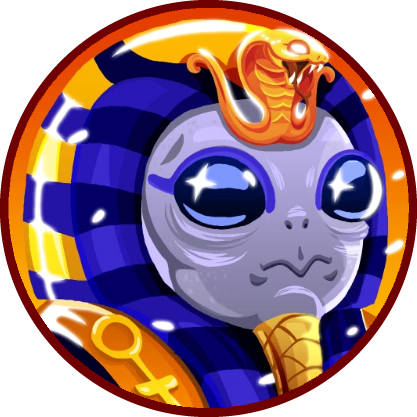 Pharaoh-circled - Pharaoh Agario (417x417), Png Download