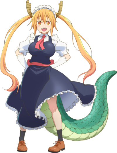 Tohru - Kobayashi Dragon Maid Tohru (400x522), Png Download