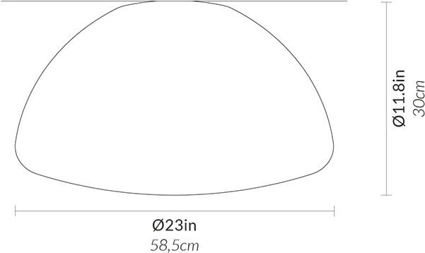 Eliot Show Off Its Wide Generous Curves - Circle (650x381), Png Download