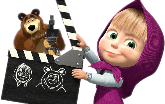 Descargar - Vetor Masha Eo Urso Png (620x349), Png Download