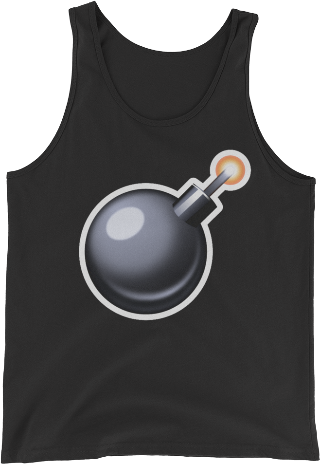 Men's Emoji Tank Top - Pansexual Shirts (1000x1000), Png Download