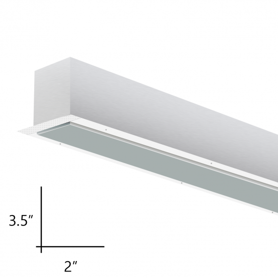 Alcon Lighting 12100 23 R 2 Continuum 23 Series Architectural - Light Fixture (560x700), Png Download
