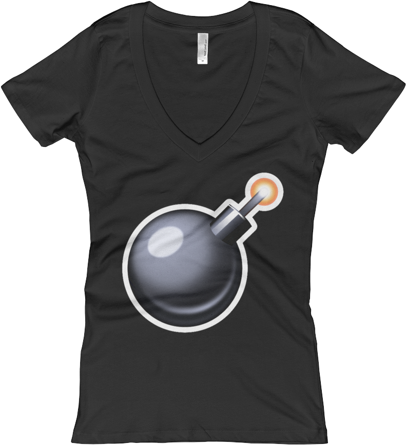 Women's Emoji V Neck - Adopt Don't Shop T Shirt | Rescue Dogs Matter Tee | (1000x1000), Png Download