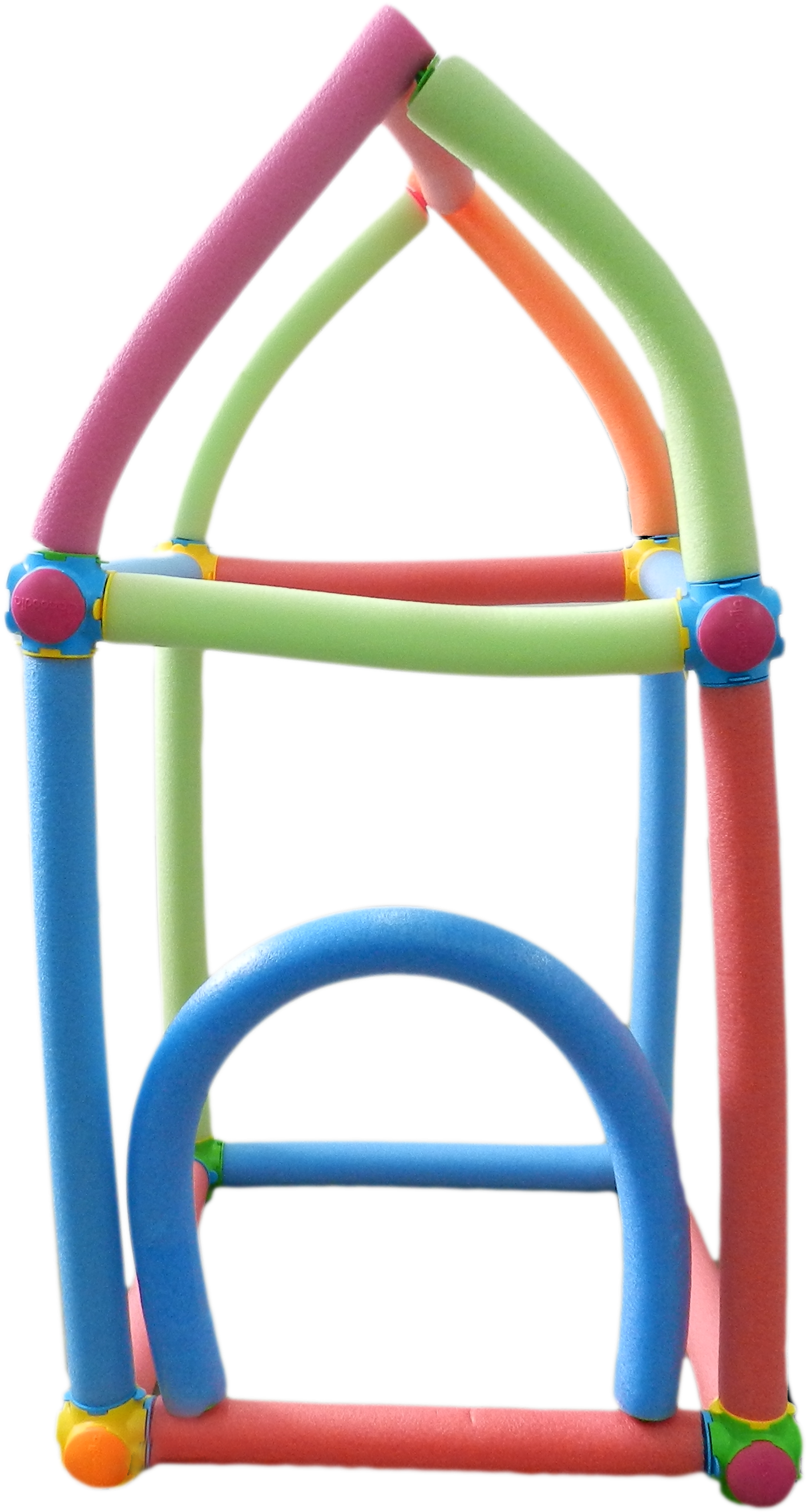 Pool Noodle House Build Up - Toy Instrument (3000x2930), Png Download