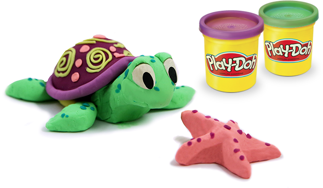 Hasbro Playdoh 4 Pack, Assorted Colors (850x550), Png Download