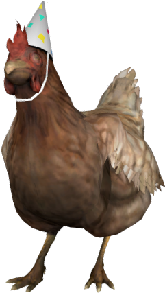 Chicken Birthday Csgo - Counter Strike Chicken Png (403x448), Png Download