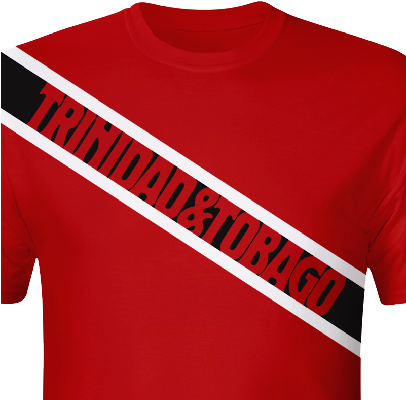 Trinidad And Tobago Flag Dri Fit Tshirt - Tee Shirt Trinidad Et Tobago (800x800), Png Download