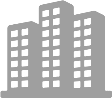 Buildings-icon - Kaleido Handy Basket- Blue (109acbl) (400x342), Png Download