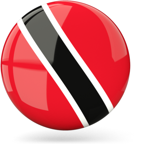 Graphics Glossy Round Flag Of Trinidad And Tobago Flag - Trinidad And Tobago Flag Icon (640x480), Png Download