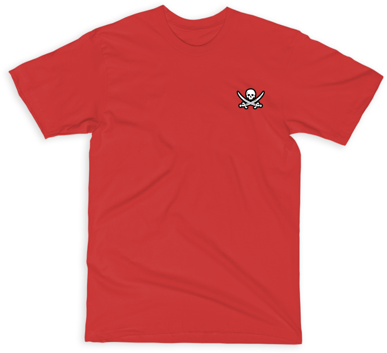 Trinidad & Tobago Pirate Flag Shirt - Aaa Red T Shirt (800x800), Png Download