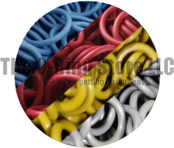 As568 109 Buna N 70 Duro Colored O Ring - Colored O Rings (631x500), Png Download