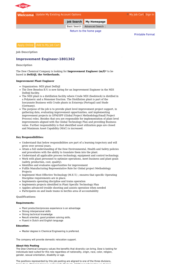 The Dow Chemical Company - Universal Studios Hollywood (600x900), Png Download