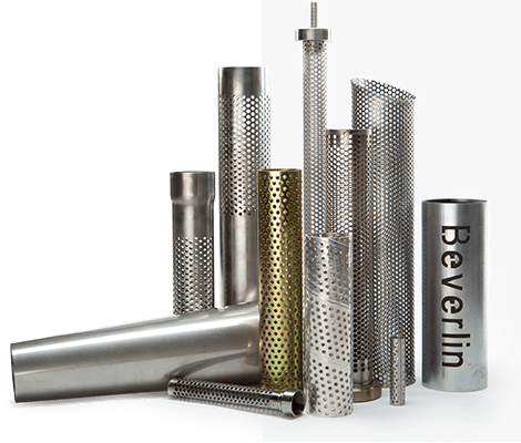 Perforated Aluminum - Steel Casing Pipe (470x400), Png Download