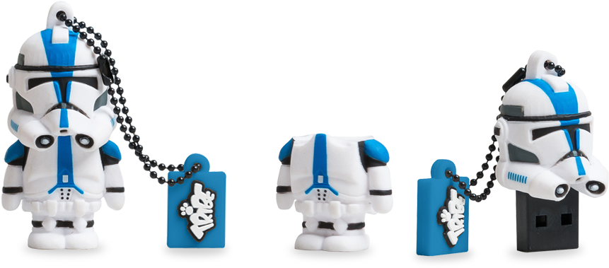 Star Wars Usb Flash Drive 501st Clone Trooper *sale* - Star Wars Toy 142137 (900x500), Png Download