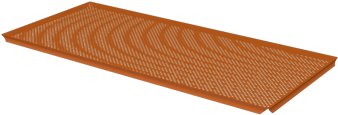 Pure Orange - Plan De Travail Aquazuro 'napoli' Chêne Naturel (430x288), Png Download