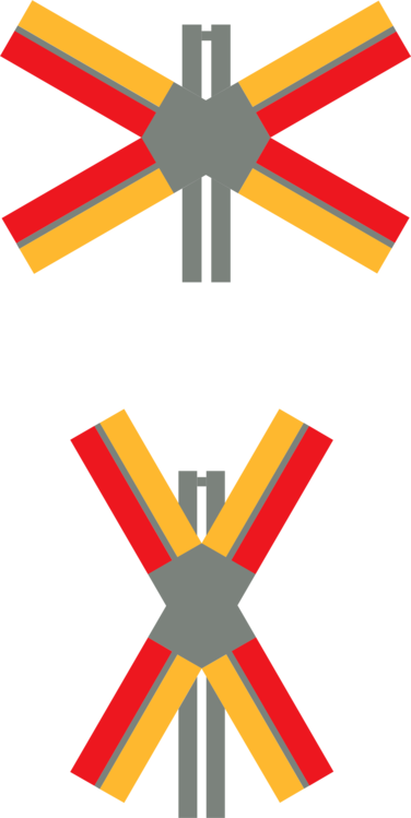 Rail Transport Train Level Crossing Railway Signal - Train Crossing Signals (376x749), Png Download