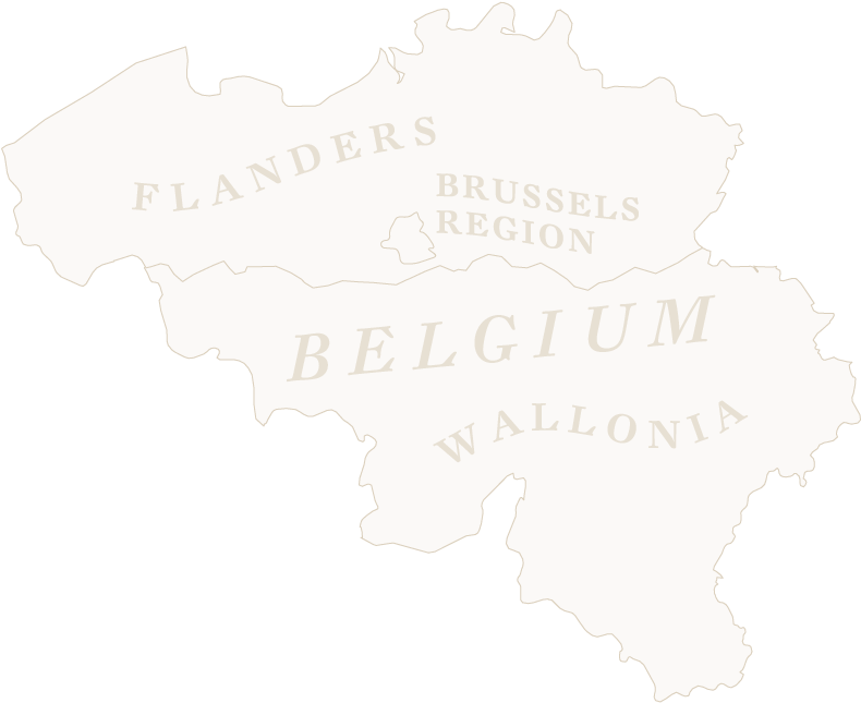 Ii What Is Belgian-style Beer - Belgium Map (800x654), Png Download