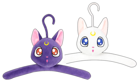 Sailor Moon Luna Artemis Clothes Hangers Cp1710085 - Luna (480x480), Png Download