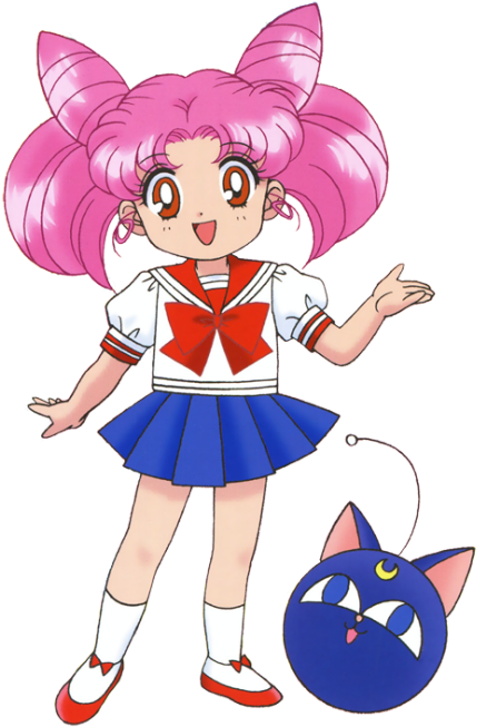 Tagged - - Sailor Moon Chibiusa Transparent (500x664), Png Download