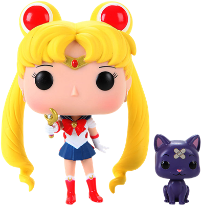 Animation Sailor Moon - Sailor Moon With Moon Stick Pop (400x400), Png Download