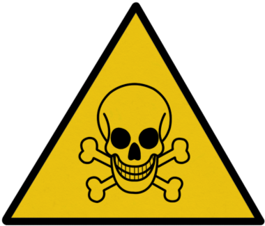 Lead Poison Symbol Clipart - Caída De Objetos Por Desplome O Derrumbamiento (420x420), Png Download