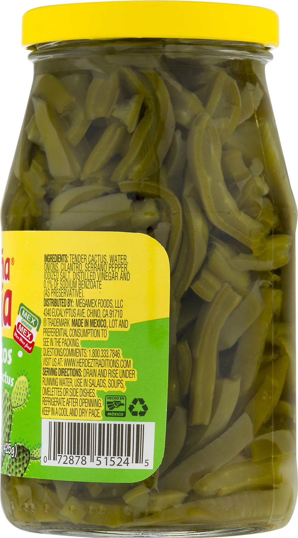 Dona Maria Tender Cactus Nopalitos, 15 Oz - Momordica Charantia (1800x1800), Png Download