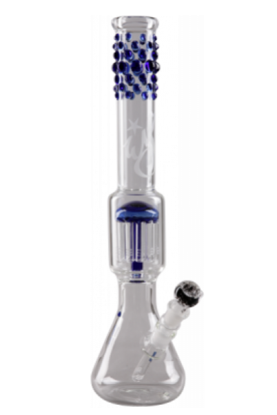 Weed Star Messias Ilusion Bong 12 Arm Perc Blue - Weed Star Bong (600x600), Png Download