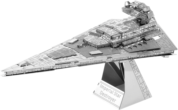 Picture Of Imperial Star Destroyer - Imperial Star Destroyer Metal Model (620x391), Png Download