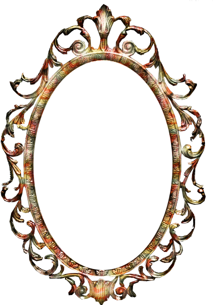 Zoom Diseño Y Fotografia - Marco De Espejo Antiguo Png (435x618), Png Download