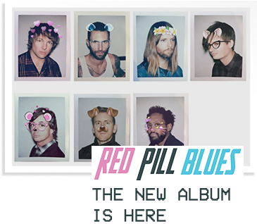 Maroon 5 - Red Pill Blues (cd) (375x370), Png Download