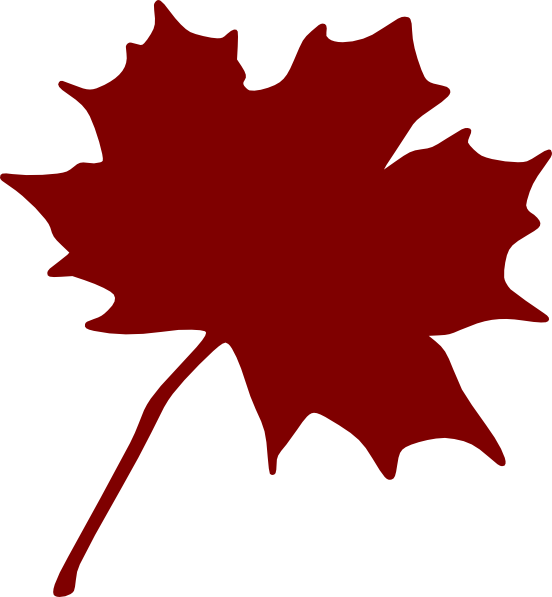 Canada Maple Leaf Free - Fall Leaf Color Clip Art (552x597), Png Download