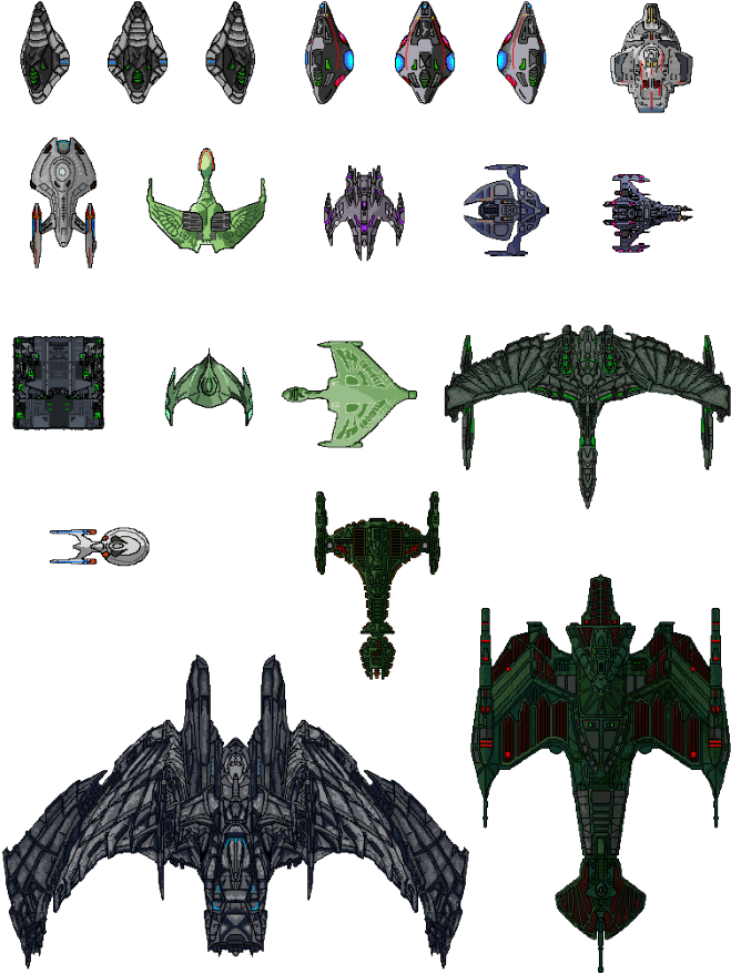 Star Trek Ships - Bat (700x952), Png Download