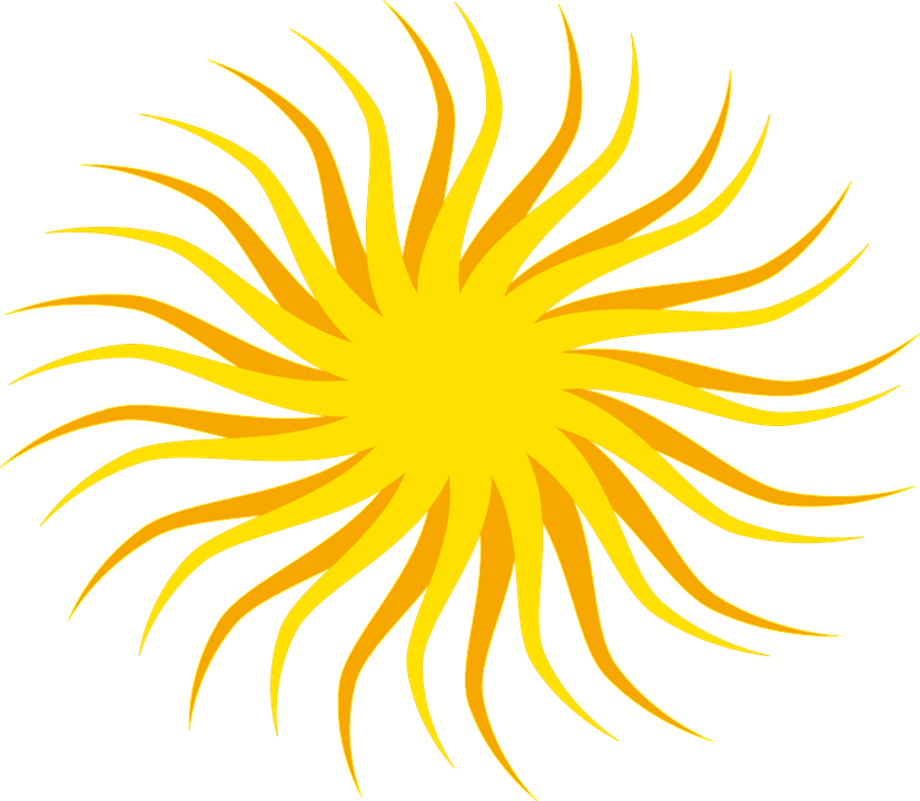 Sun Clipart - Raios Do Sol Desenho (827x720), Png Download