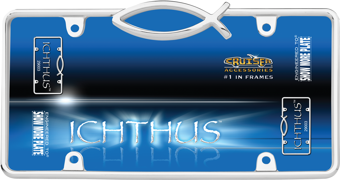 Ichthus, Chrome - Cruiser Accessories 30650 Perimeter, Black (1200x684), Png Download