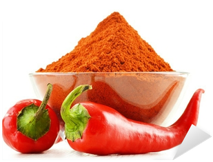 Glass Bowl With Red Hot Chili Pepper Isolated On White - Food Enlargement Of Penis (400x400), Png Download