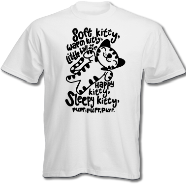 T-shirt: Big Bang Theory - Soft Kitty, 3x3in. (377x465), Png Download
