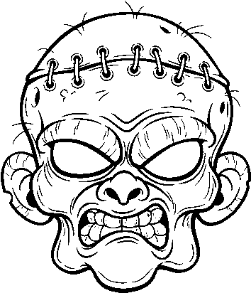 Dibujos De Zombies Para Colorear (600x470), Png Download