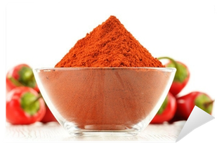 Glass Bowl With Red Hot Chili Pepper Isolated On White - Spice (400x400), Png Download