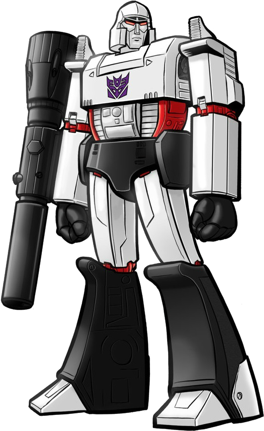 G1-megatron - Transformers Cartoon 80s Megatron (550x900), Png Download