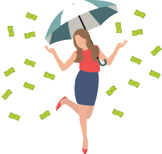 Take The Quiz - Umbrella (517x492), Png Download