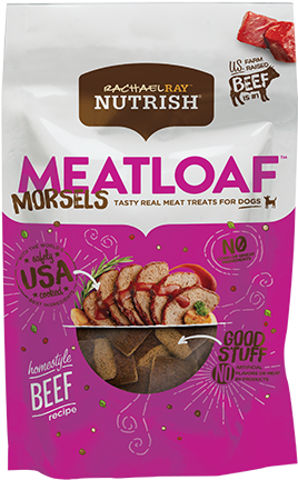 Rachael Ray Nutrish Meatloaf Morsels Treats For Dogs, (345x442), Png Download
