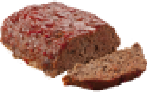 Simple Meatloaf Recipe (510x328), Png Download
