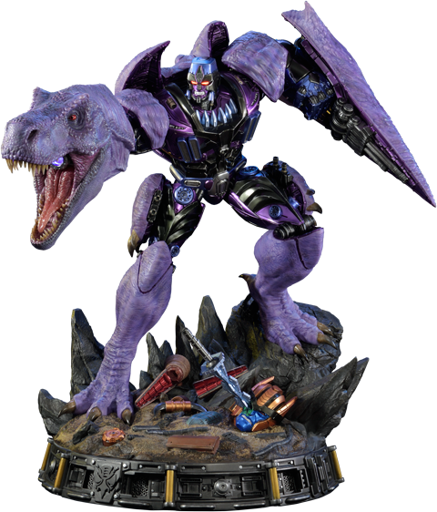 Megatron Statue - Megatron Beast Wars Statue (480x562), Png Download