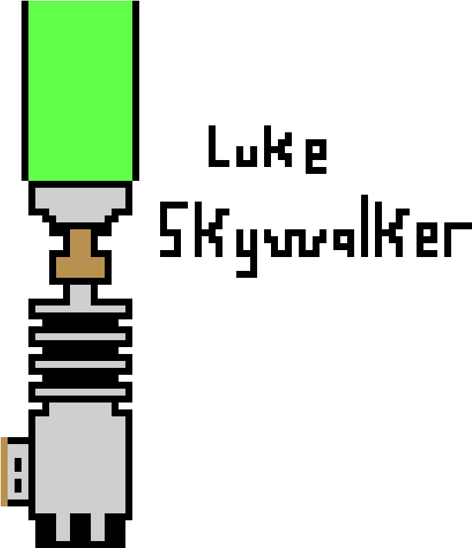 Luke Skywalker's Lightsaber (760x820), Png Download