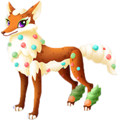 Ginger Red Fox Adult - Portable Network Graphics (458x458), Png Download